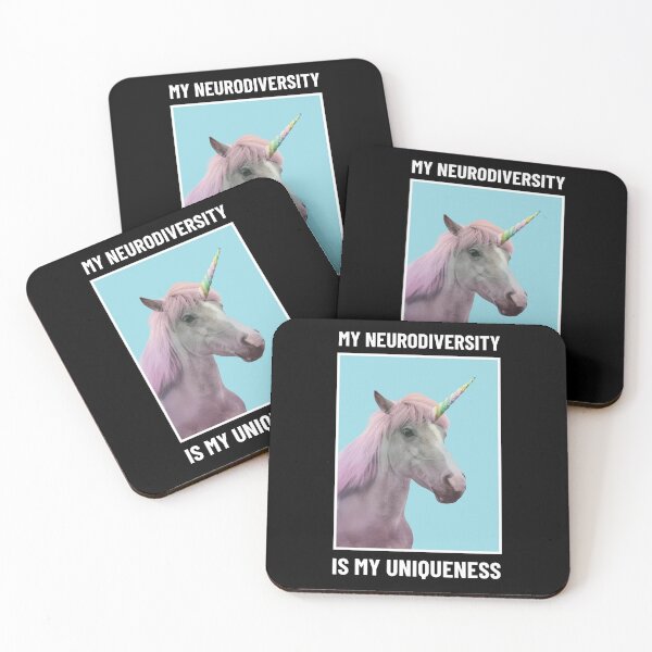 Item preview, My Neurodiversity is My Uniqueness Unicorn designed and sold by Winter--Flowers.