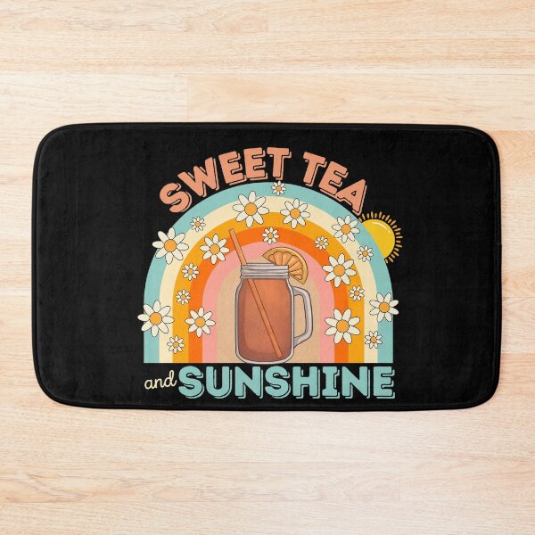 Item preview, Retro Sweet Tea Lovers Flowers Rainbow Sun Summer designed and sold by SunfullyYours.