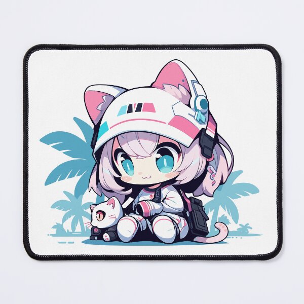 Item preview, Oceanfront Feline Friends designed and sold by Chibi Cat Art Corner.