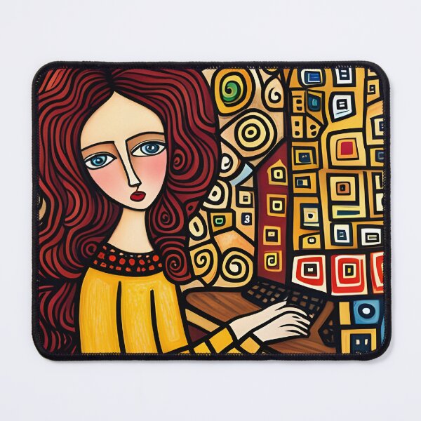 Item preview, Young woman Typing designed and sold by Colin Bentham.