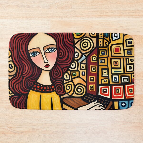 Item preview, Young woman Typing designed and sold by Colin Bentham.