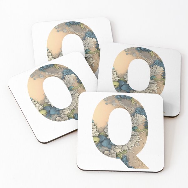 Item preview, Eco Not Ego Environment Conscious ABC Stickers Pack Letter Q designed and sold by AdiRemba.