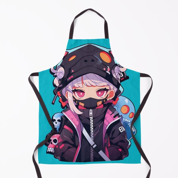 Artikelvorschau, Kawaii Chibi Anime Boy im Cyberpunk Hype Beast Outfit Aufkleber entworfen und verkauft von Originull7.