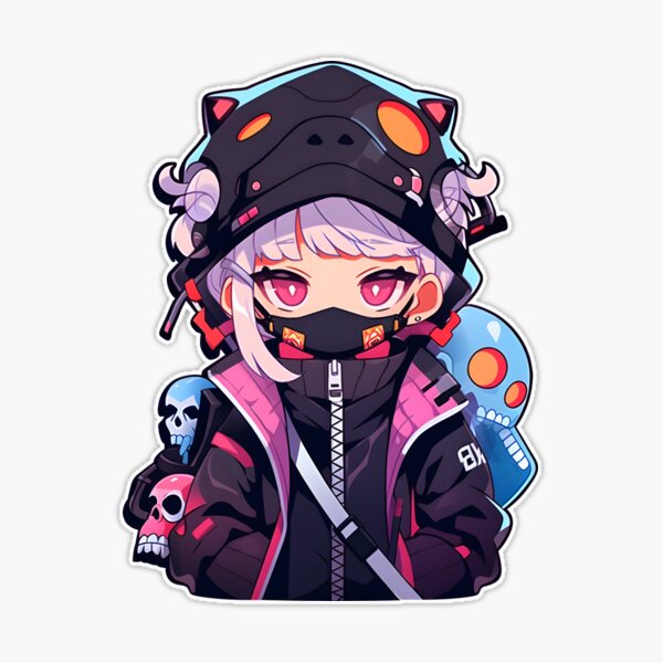 Kawaii Chibi Anime Boy Hype Beast Pokemon Trainer Sticker Sticker