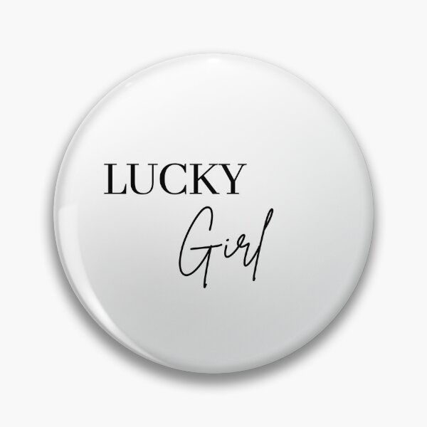 Item preview, Lucky Girl, Lucky, Daily Affirmation designed and sold by Magic Love Art Print.