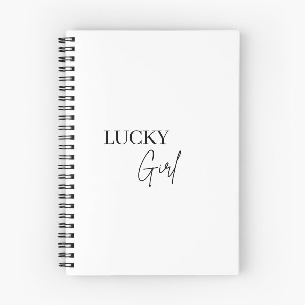 Item preview, Lucky Girl, Lucky, Daily Affirmation designed and sold by Magic Love Art Print.