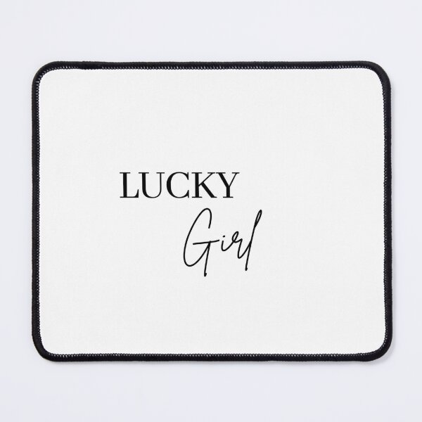 Item preview, Lucky Girl, Lucky, Daily Affirmation designed and sold by Magic Love Art Print.