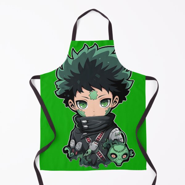 Artikelvorschau, Green Powered Chibi Anime Boy im Cyberpunk Hype Beast Outfit Aufkleber entworfen und verkauft von Originull7.