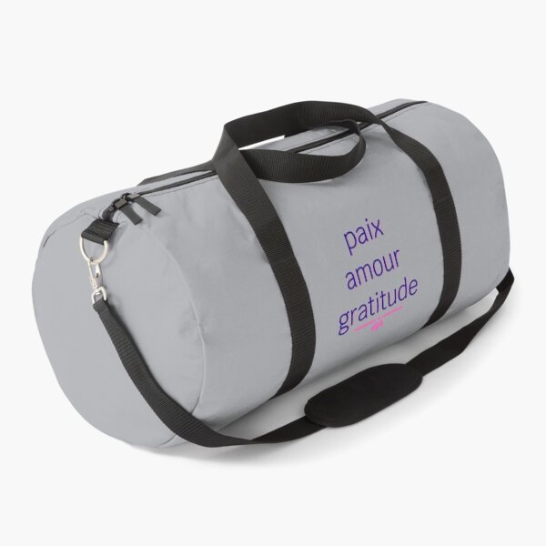 Item preview, Peace, Love, Gratitude (Navy with Pink Shadow) - French designed and sold by SaturdayMeadow.
