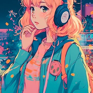 aesthetic preppy anime girl Classic T-Shirt for Sale by IllustrataPower