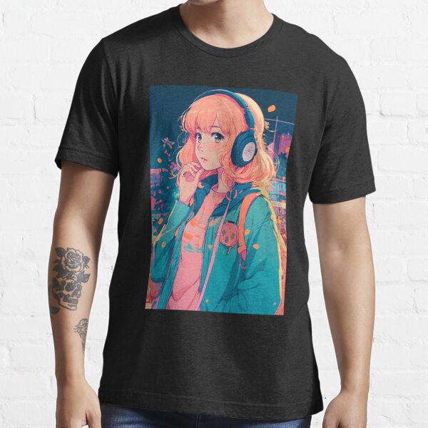 aesthetic preppy anime girl Classic T-Shirt for Sale by IllustrataPower
