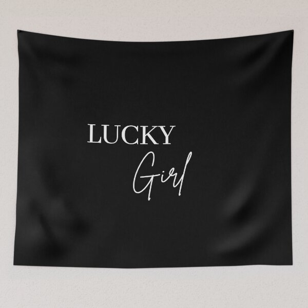 Item preview, Lucky Girl, Lucky, Daily Affirmation designed and sold by Magic Love Art Print.