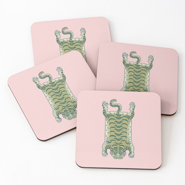Item preview, TIBETAN TIGER RUG-green 2 designed and sold by BEATRIZ ABAITUA.