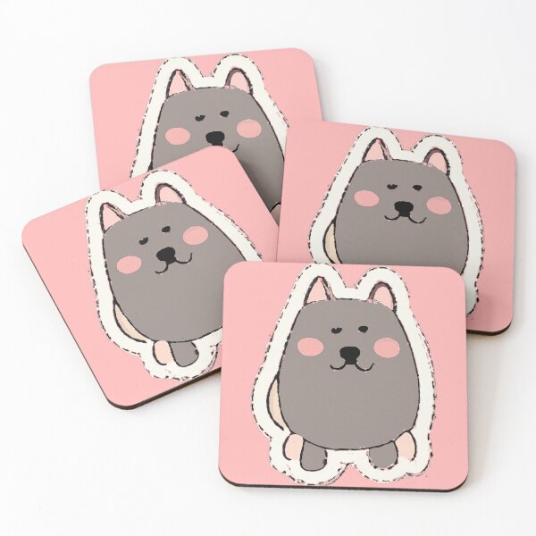 Item preview, Blushing Grey Dog designed and sold by Ashriyaas.