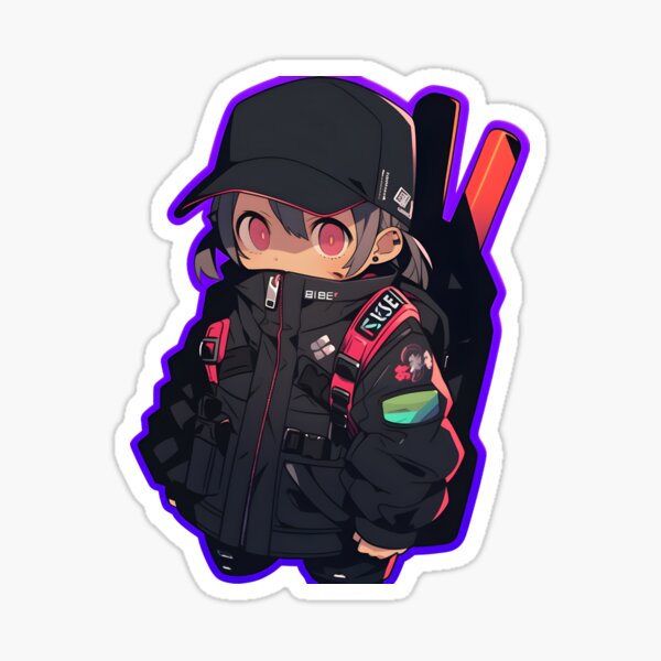 Kawaii Chibi Anime Boy Hype Beast Pokemon Trainer Sticker Sticker