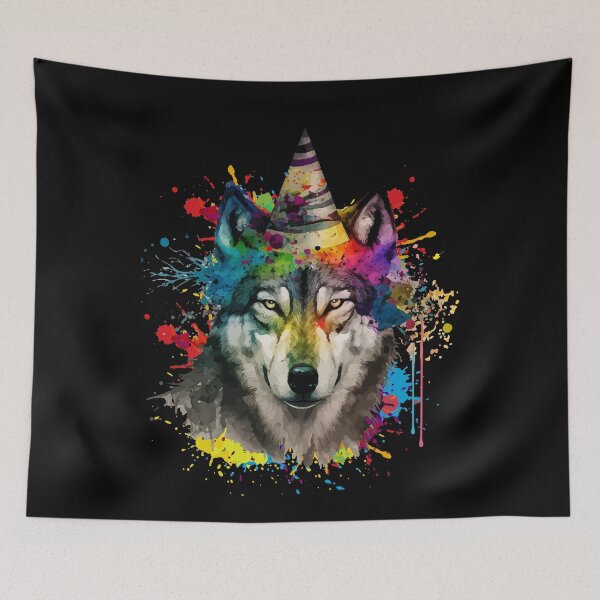Item preview, Birthday Wolf Party Themed  designed and sold by PrettyPittie Shop.