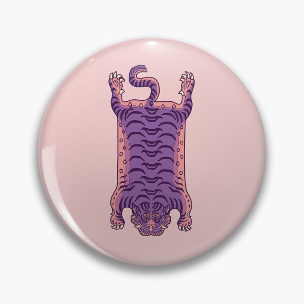Item preview, TIBETAN TIGER RUG-purple 1 designed and sold by BEATRIZ ABAITUA.