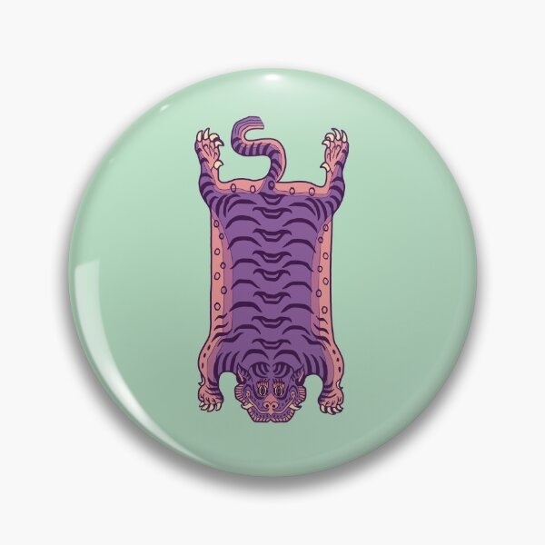Item preview, TIBETAN TIGER RUG-purple 2 designed and sold by BEATRIZ ABAITUA.