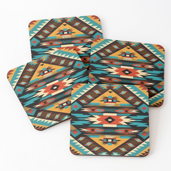 Item preview, Native American decorative patterns with vibrant colors designed and sold by ColorDesign38.