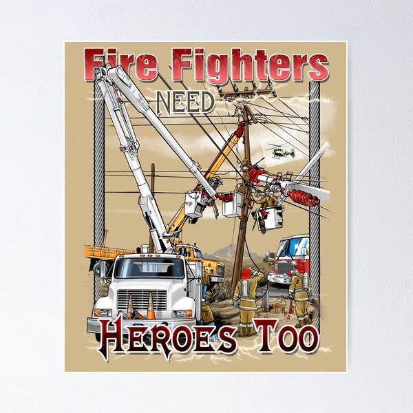 Item preview, Fire Fighters Need Hero's Too designed and sold by RPTHOR.