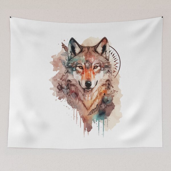 Item preview, Bohemian Wolf designed and sold by PrettyPittie Shop.