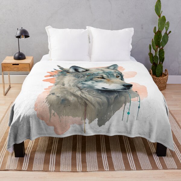 Item preview, Cute Boho Wolf designed and sold by PrettyPittie Shop.