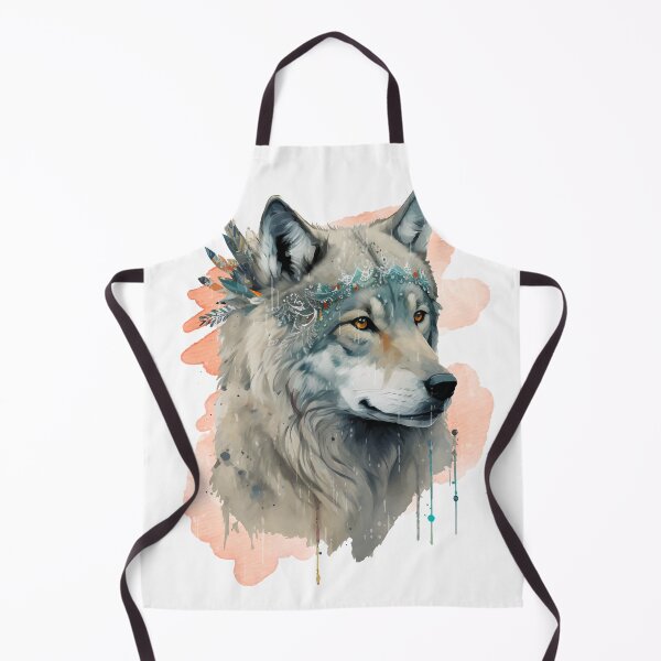Item preview, Cute Boho Wolf designed and sold by PrettyPittie Shop.