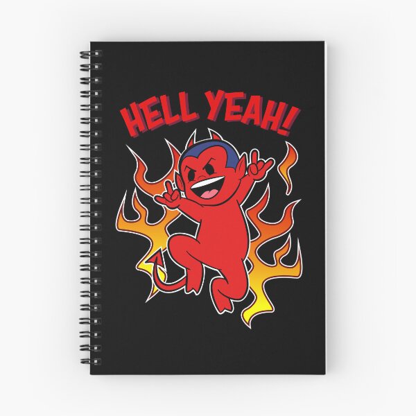 Item preview, Funny Cartoon Devil with Hotrod Flames designed and sold by mortargirl.