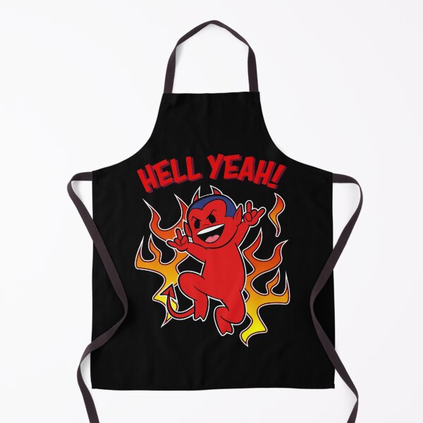 Item preview, Funny Cartoon Devil with Hotrod Flames designed and sold by mortargirl.