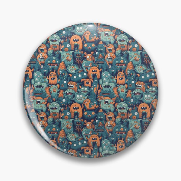 Item preview, monster pattern designed and sold by SmileCatalysts.
