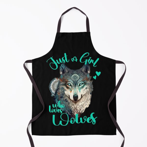 Item preview, Just a girl who loves wolves designed and sold by PrettyPittie Shop.