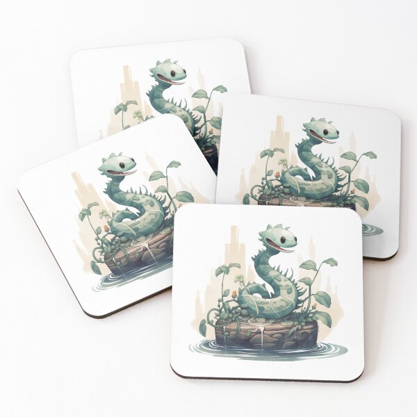 Item preview, Ogopogo waiting for his friend Nessy designed and sold by MuteEcho.