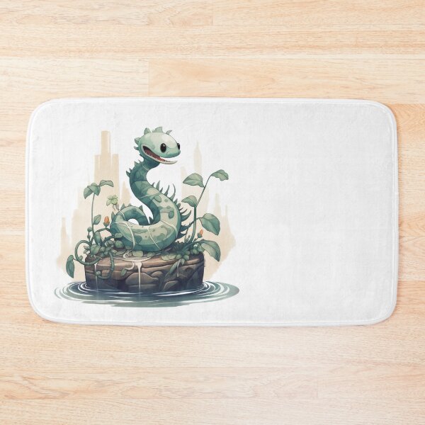 Item preview, Ogopogo waiting for his friend Nessy designed and sold by MuteEcho.