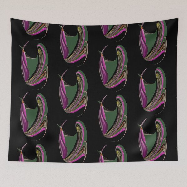 Item preview, Pink green abstract designed and sold by Arttygenenius.