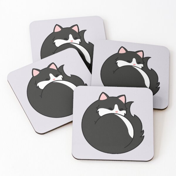 Item preview, Black Tuxedo Cat - Sleeping designed and sold by missnisa.
