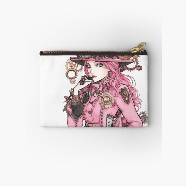 Item preview, steampunk victorian girl in pink designed and sold by Ladidia.