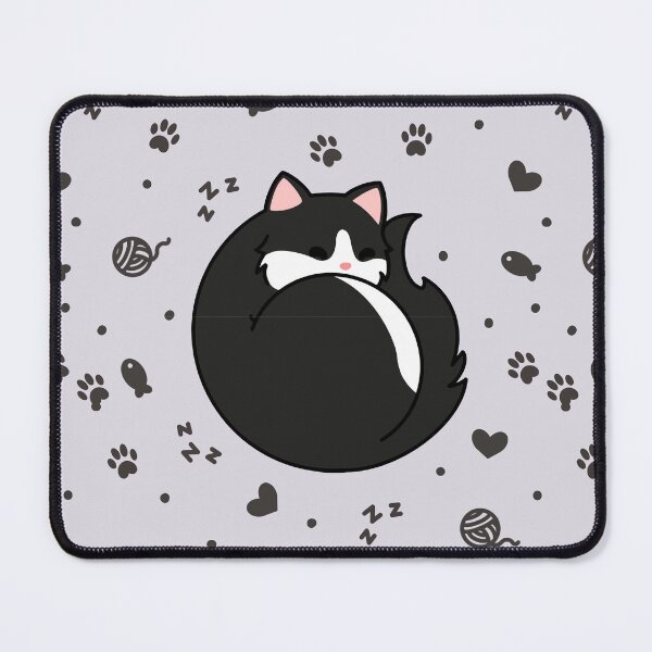 Item preview, Black Tuxedo Cat - Sleeping designed and sold by missnisa.