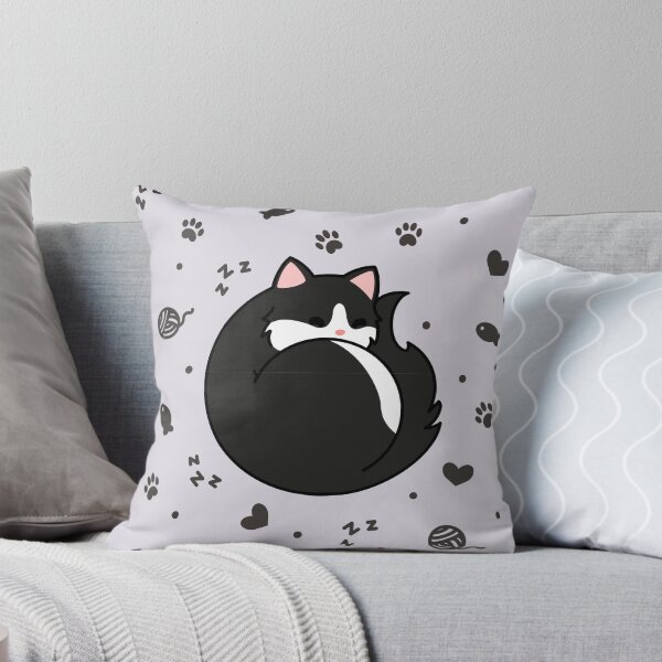 Item preview, Black Tuxedo Cat - Sleeping designed and sold by missnisa.