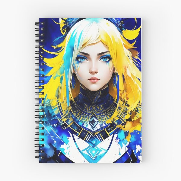 Item preview, Maiden in Yellow and Blue: A Tribute to Ukraine designed and sold by AysuDesign.
