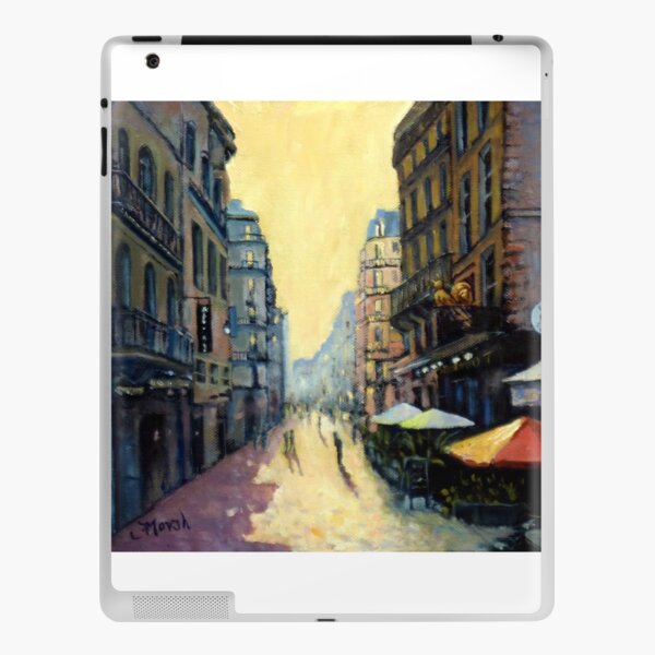 L'escargot on Rue Montorgueil, Paris, France - with border iPad Skin