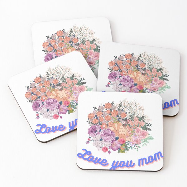 Item preview, Love you mom, Momy,  Happy Mother's Day designed and sold by FeyzaAydin.