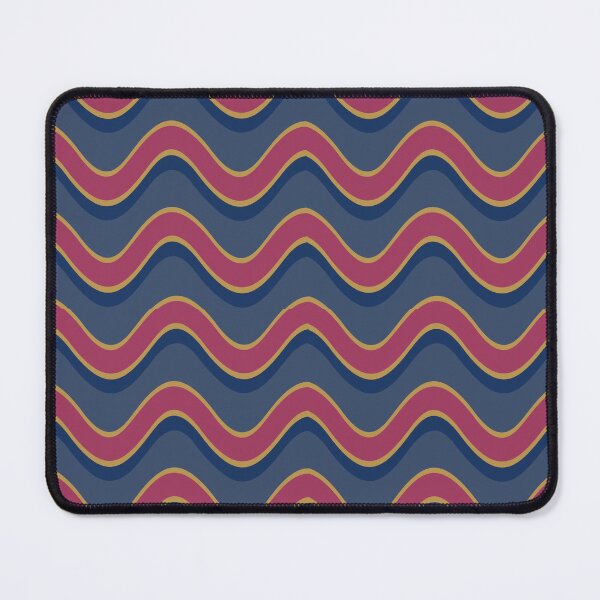 Item preview, Multicolor Faded Soft Retro Tones Mediterranean Waves designed and sold by simon-r-carter.