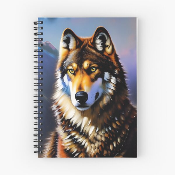 Item preview, Retrato de lobo, empaste, Ai Generated Art designed and sold by ACC .