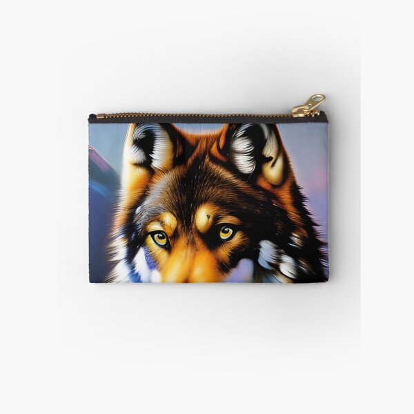 Item preview, Retrato de lobo, empaste, Ai Generated Art designed and sold by ACC .