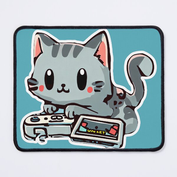 Item preview, Cat playing games designed and sold by Blueblock.