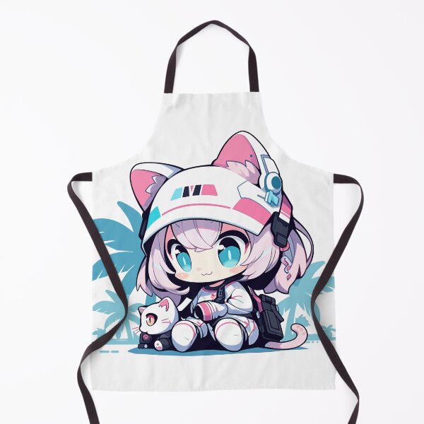 Item preview, Oceanfront Feline Friends designed and sold by Chibi Cat Art Corner.