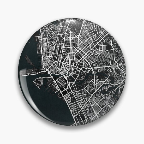 Aperçu de l'œuvre Plan de la ville de Manille aux Philippines - Noir créée et vendue par deMAP.