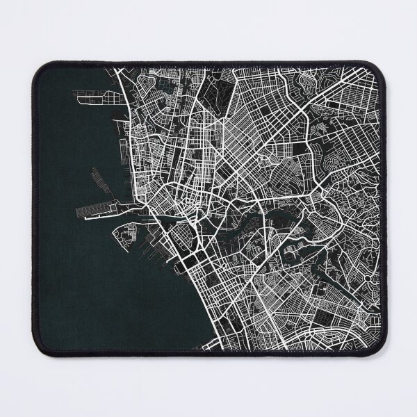 Item preview, Manila City Map of the Philippines - Dark designed and sold by deMAP.