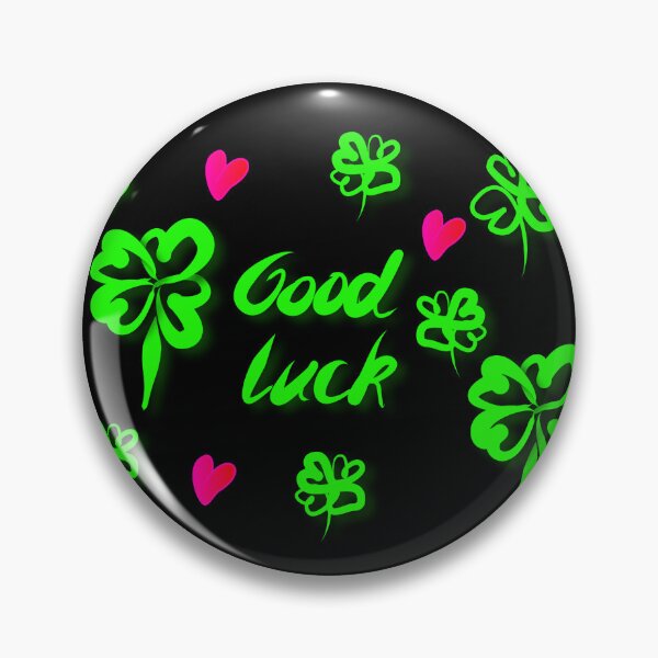 Item preview, Good luck, good luck ; good luck, German version - with black background designed and sold by Binas-gallery.