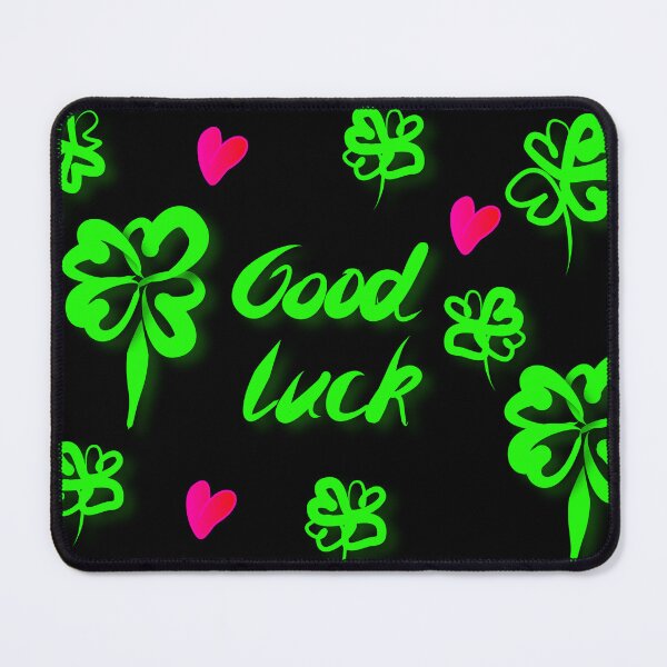 Item preview, Good luck, good luck ; good luck, German version - with black background designed and sold by Binas-gallery.